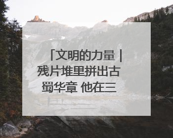 文明的力量｜残片堆里拼出古蜀华章 他在三星堆修文物